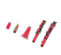 Clarinetto rosa 17 tasti Bb Flat Flat Tone Strumento musicale professionale a fiato in bachelite con scatola