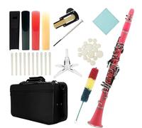 Clarinetto Rosa In Si Bemolle Kit Clarinetto In Resina ABS A 17 Tasti Con Custodia Rigida E Accessori Clarinetto Set
