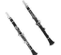 Clarinetto Set Clarinetto Chiave C Corpo In Bachelite 17 Tasti Chiavi In Argento Nero Clarinetto Strumento Clarinetto Standard Portatile