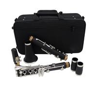 clarinetto sib Clarinetto 17 tasti Sib Si tono piatto Bachelite professionale Il materiale utilizzato per il corpo del tubo ha una lunga durata