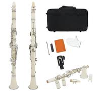 Clarinetto Sib Clarinetto Professionale Bb Studente Di Strumenti Musicali Clarinetto Strumento Clarinetto 17 Tasti clarinetto professionale (Color : White)