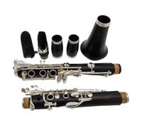 clarinetto sib Il clarinetto in legno composito è leggero Clarinetto in Sib Clarinetti Ance PLACCATO ARGENTO 17 chiavi