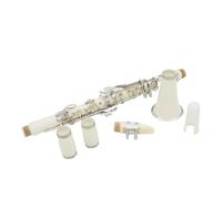clarinetto sib Set bianco Clarinetto in Si bemolle bianco Clarinetto per principianti in Si bemolle per orchestre scolastiche per adulti