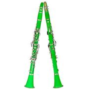 Clarinetto Sib Verde Clarinetto Sib Per Principianti Clarinetto Per Adulti Strumento Clarinetto Durevole A 17 Tasti Con Suono Ricco(A)
