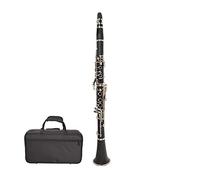 Clarinetto standard Clarinetto In Sib 17 Tasti B Flat Strumenti Musicali Clarinetto Nichelato Con Tubo In Bachelite Di Alta Qualità (Color : B 18)