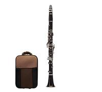 Clarinetto standard Clarinetto In Sib 17 Tasti B Flat Strumenti Musicali Clarinetto Nichelato Con Tubo In Bachelite Di Alta Qualità (Color : R 13)