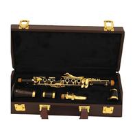 Clarinetto Strumenti Musicali Clarinetto Professionale In Ebano Con 18 Tasti In Mib Chiave Placcata In Oro Mib