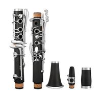 Clarinetto Strumento B Piatto Bianco Rame Chiave Studente Adulto Clarinetto Orchestra Scolastica Che Suona Lo Strumento Clarinetto