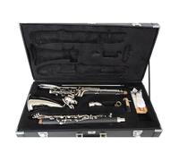 Clarinetto Strumento Chiavi Placcate In Argento Clarinetto Basso Bb Tune Strumento Per Clarinetto Con Corpo In Bachelite Con Custodia