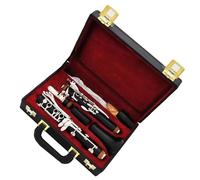 Clarinetto Strumento Clarinetto A 18 Tasti Tono LA Corpo In Legno Di Ebano Tasti In Rame-nichel Cuscinetti Italiani Con Custodia Per Il Trasporto