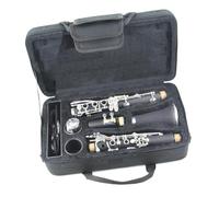 Clarinetto Strumento Clarinetto Con Tono In Sib A 17 Tasti, Corpo In ABS Placcato In Nichel, Chiavi Clarinetto Con Custodia E Ancia