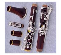 Clarinetto Strumento clarinetto Corpo in palissandro selezionato BB 17 Giunti chiave argentati placcati oro