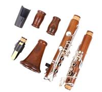 Clarinetto Strumento Clarinetto In Palissandro A 17 Tasti, Tono In Sib. Chiavi Placcate In Nichel. Strumento Per Clarinetto Con Custodia Per Il Trasporto