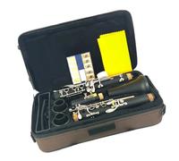 Clarinetto Strumento Clarinetto Tono BB A 17 Tasti Corpo In Gomma Dura Tasti In Rame-nichel Strumento Per Clarinetto Con Custodia
