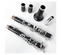 Clarinetto Strumento Clarinetto Tono G Ebano Con Anelli In Rame, Corpo Chiavi Placcate Argento Clarinetto Con Custodia