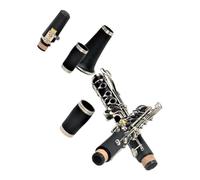 clarinetto strumento musicale Chiave in Sib Clarinetto in gomma dura nera Bake-lite Chiave a 17 tasti in rame-nichel