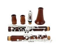 clarinetto strumento musicale Chiavi argentate in palissandro in Sib per clarinetto professionale retrò