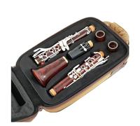 clarinetto strumento musicale Chiavi placcate in argento per clarinetto professionale in legno di sequoia in Sib