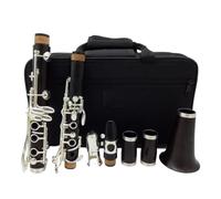 clarinetto strumento musicale Clarinetti in legno composito Chiavi 17 Clarinetti in Sib Clarinetti professionali maggiori Chiavi placcate in argento 17