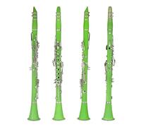 clarinetto strumento musicale Clarinetto 17 tasti Bb B Flat Tone Bachelite professionale, suono più realistico e commovente(Green)