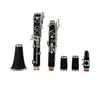 clarinetto strumento musicale Clarinetto 17 tasti Sib Si tono piatto Strumento a fiato professionale in bachelite Accessori completi