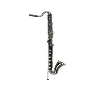 clarinetto strumento musicale Clarinetto basso in ABS (do basso) livello pro Facile da suonare ottimo 26 tasti placcati ARGENTO