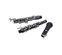 clarinetto strumento musicale Clarinetto basso in argento placcato chiave C 17 tasti Clarinetto tono C Silverkeys