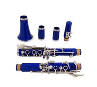 clarinetto strumento musicale Clarinetto blu navy Clarinetto in Sib Clarinetto a 17 chiavi placcato in nichelMateriale del corpo