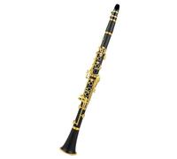 clarinetto strumento musicale Clarinetto Falling Tune B 17 Key Sib Klarnet/Materiale corpo ABS Clarinetto(Gold)