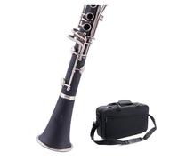 clarinetto strumento musicale Clarinetto in bachelite con accordatura in Si a 17 tasti in Si bemolle Strumento a fiato nero per principianti Prestazioni professionali entry-level