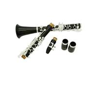 clarinetto strumento musicale Clarinetto in ebano/strumento clarinetto in Sib Clarinetto in ebano in rame bianco a 17 tasti