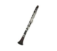 clarinetto strumento musicale Clarinetto in legno di ebano in Sib Grenadilla Strumenti a fiato 17 tasti Chiave placcata in argento Clarinetto in ebano tono BB
