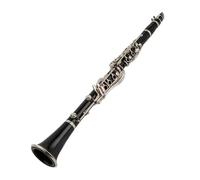 clarinetto strumento musicale Clarinetto in Sib 17 tasti B Flat Strumenti musicali Tubo in bachelite Clarinetto placcato argento Clarinetto Adulti Fiato Legno professionale