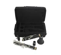 clarinetto strumento musicale Clarinetto in Sib 17 tasti Clarinetto in legno di bachelite Strumento a fiato professionale con parti di accessori per scatola