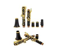 clarinetto strumento musicale Clarinetto in Sib laccato oro 17 tasti Clarinetto nero Strumenti di livello prestazionale