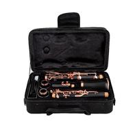 clarinetto strumento musicale Clarinetto in Sib laccato oro rosa 17 tasti Clarinetto nero con un suono più realistico e commovente