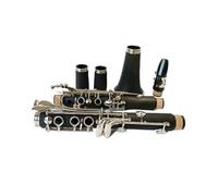clarinetto strumento musicale Clarinetto in Sib Nichel Argento Chiave Strumenti musicali Custodia Bocchino Ance 17 tasti Si bemolle Clarinetto in bachelite