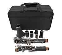 clarinetto strumento musicale Clarinetto in Sib Strumenti musicali con chiave in nichel argento per principianti Corpo del tubo di facile manutenzione
