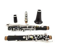 clarinetto strumento musicale Clarinetto orchestra G Tune Clarinetto in ebano Clarinetto con chiavi placcate argento(M202)