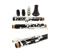 clarinetto strumento musicale Clarinetto per principianti in Sib legno di ebano placcato argento 17 chiavi