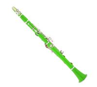 clarinetto strumento musicale Clarinetto per strumenti musicali di livello prestazionale Clarinetto verde in resina ABS 17 tasti