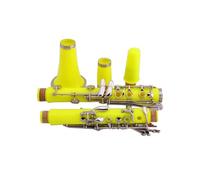 clarinetto strumento musicale Clarinetto per strumenti musicali di livello prestazionale Clarinetto giallo 17 tasti si bemolle in resina ABS