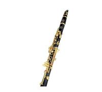 clarinetto strumento musicale Clarinetto per strumenti musicali in si bemolle a 17 tasti clarinetto a tubo nero, tasti placcati in oro