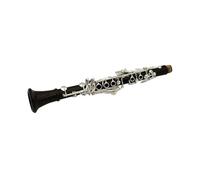clarinetto strumento musicale Clarinetto placcato argento in legno Grenadilla 17 chiavi mib comodo e antiscivolo
