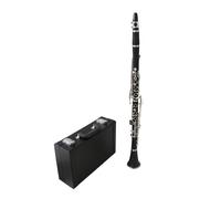 clarinetto strumento musicale Clarinetto placcato in nichel chiave G di livello senior che suona 17 tasti tono G in gomma dura