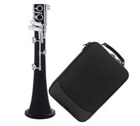 clarinetto strumento musicale Clarinetto professionale a 17 tasti Corpo in ABS Tasti in rame-nichel con custodia Facile da suonare con un suono meraviglioso