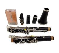 clarinetto strumento musicale Clarinetto professionale Clarinetto Chiavi placcate argento 17 chiavi con custodia Boccaglio UN TONO