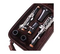 clarinetto strumento musicale Clarinetto professionale in ebano bB Tune 18 chiavi in legno massello di rame placcato argento