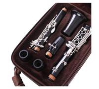 clarinetto strumento musicale Clarinetto professionale in ebano bB Tune 18 chiavi in legno massello di rame placcato argento