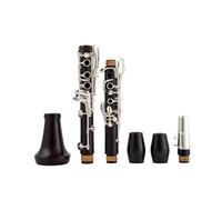 clarinetto strumento musicale Clarinetto professionale in ebano leggero e facile da tenere melodia bB 17 chiavi. Clarinetto in legno massiccio in rame placcato argento